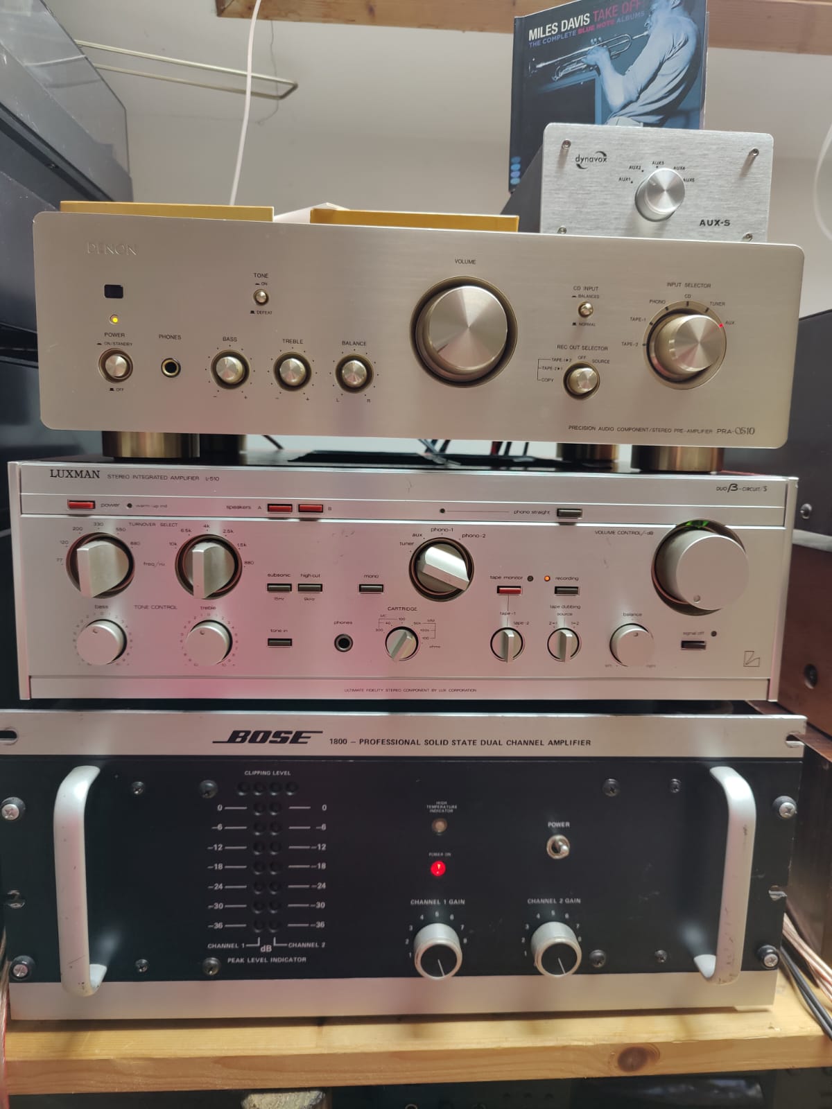 Bose 1800-1 + Denon PRA QS10