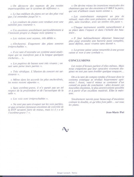 Audiophile No 8 - Référence 50 - p5