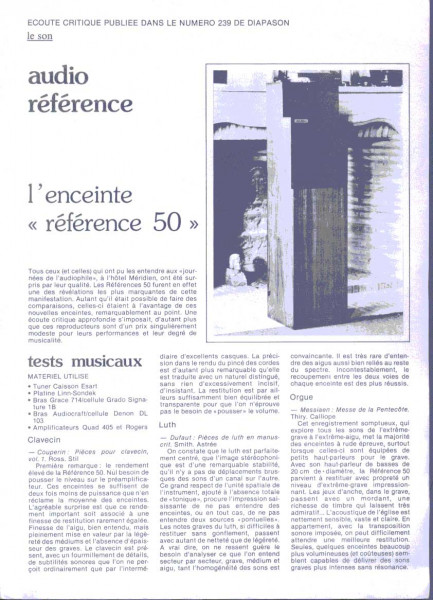 Diapason No 238 - Référence 50 - p1